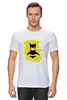 Заказать мужскую футболку в Москве. Футболка классическая Бэт-герл (Коллекция: Герои носят маски) от GeekFox  - готовые дизайны и нанесение принтов.
