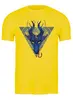 Заказать мужскую футболку в Москве. Футболка классическая Дьявол от ПРИНТЫ ПЕЧАТЬ  - готовые дизайны и нанесение принтов.