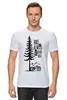 Заказать мужскую футболку в Москве. Футболка классическая Mountain Bike от oneredfoxstore@gmail.com - готовые дизайны и нанесение принтов.
