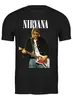 Заказать мужскую футболку в Москве. Футболка классическая Nirvana Kurt Cobain Live & Loud t-shirt от rancid - готовые дизайны и нанесение принтов.