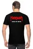 Заказать мужскую футболку в Москве. Футболка классическая Manowar Band от Leichenwagen - готовые дизайны и нанесение принтов.