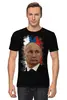 Заказать мужскую футболку в Москве. Футболка классическая Путин Патриот Страны от Leichenwagen - готовые дизайны и нанесение принтов.