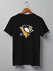 Заказать мужскую футболку в Москве. Футболка классическая Pittsburgh Penguins / NHL USA от KinoArt - готовые дизайны и нанесение принтов.