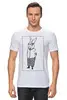 Заказать мужскую футболку в Москве. Футболка классическая "Заяц" от Re  Tyan - готовые дизайны и нанесение принтов.