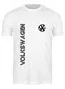 Заказать мужскую футболку в Москве. Футболка классическая Volkswagen от THE_NISE  - готовые дизайны и нанесение принтов.