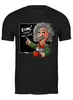 Заказать мужскую футболку в Москве. Футболка классическая Альберт Эйнштейн от Print design  - готовые дизайны и нанесение принтов.