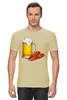 Заказать мужскую футболку в Москве. Футболка классическая Пивасик   от T-shirt print  - готовые дизайны и нанесение принтов.
