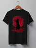 Заказать мужскую футболку в Москве. Футболка классическая Red Moon Samurai от oneredfoxstore@gmail.com - готовые дизайны и нанесение принтов.