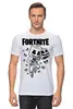 Заказать мужскую футболку в Москве. Футболка классическая Fortnite, Marshmello от geekbox - готовые дизайны и нанесение принтов.