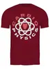 Заказать мужскую футболку в Москве. Футболка классическая Эмблема сообщества кардиофизиков от Andy Quarry - готовые дизайны и нанесение принтов.