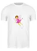 Заказать мужскую футболку в Москве. Футболка классическая Розовая феечка от Нина Вольнева - готовые дизайны и нанесение принтов.