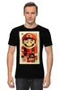 Заказать мужскую футболку в Москве. Футболка классическая Супер Марио от scrat29@yandex.ru - готовые дизайны и нанесение принтов.