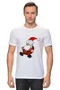 Заказать мужскую футболку в Москве. Футболка классическая Дед мороз от queen  - готовые дизайны и нанесение принтов.