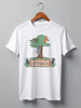 Заказать мужскую футболку в Москве. Футболка классическая Mountains от oneredfoxstore@gmail.com - готовые дизайны и нанесение принтов.