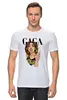 Заказать мужскую футболку в Москве. Футболка классическая леди Гага от Татьяна - готовые дизайны и нанесение принтов.