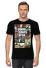 Заказать мужскую футболку в Москве. Футболка классическая Grand Theft Auto San Andreas от Nalivaev - готовые дизайны и нанесение принтов.