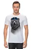 Заказать мужскую футболку в Москве. Футболка классическая Позитивный медведь от Leichenwagen - готовые дизайны и нанесение принтов.
