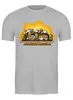 Заказать мужскую футболку в Москве. Футболка классическая Mountains от oneredfoxstore@gmail.com - готовые дизайны и нанесение принтов.