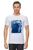 Заказать мужскую футболку в Москве. Футболка классическая Синяя птица от veatim@yandex.ru - готовые дизайны и нанесение принтов.