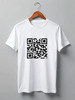 Заказать мужскую футболку в Москве. Футболка классическая QR-посыл "иди на х*й" от yamahamotors13@yandex.ru - готовые дизайны и нанесение принтов.