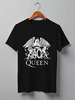 Заказать мужскую футболку в Москве. Футболка классическая queen от robus - готовые дизайны и нанесение принтов.
