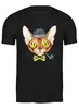 Заказать мужскую футболку в Москве. Футболка классическая Персидская кошка от Amerikanka - готовые дизайны и нанесение принтов.