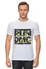 Заказать мужскую футболку в Москве. Футболка классическая RUN DMC от ladygaga - готовые дизайны и нанесение принтов.