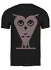 Заказать мужскую футболку в Москве. Футболка классическая Owl Here от oneredfoxstore@gmail.com - готовые дизайны и нанесение принтов.