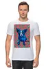 Заказать мужскую футболку в Москве. Футболка классическая Синий Пес от Pinky-Winky - готовые дизайны и нанесение принтов.