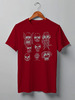 Заказать мужскую футболку в Москве. Футболка классическая Skulls от oneredfoxstore@gmail.com - готовые дизайны и нанесение принтов.