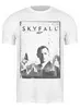 Заказать мужскую футболку в Москве. Футболка классическая Skyfall  от KinoArt - готовые дизайны и нанесение принтов.