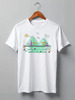 Заказать мужскую футболку в Москве. Футболка классическая Mountains от oneredfoxstore@gmail.com - готовые дизайны и нанесение принтов.