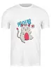 Заказать мужскую футболку в Москве. Футболка классическая K-POP Cat от Павел Павел - готовые дизайны и нанесение принтов.