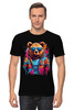 Заказать мужскую футболку в Москве. Футболка классическая Медведь в очках от Сергей  - готовые дизайны и нанесение принтов.
