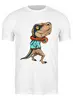 Заказать мужскую футболку в Москве. Футболка классическая Dinosaurs от balden - готовые дизайны и нанесение принтов.