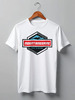 Заказать мужскую футболку в Москве. Футболка классическая Mountains от oneredfoxstore@gmail.com - готовые дизайны и нанесение принтов.