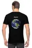 Заказать мужскую футболку в Москве. Футболка классическая Человек с планеты Земля от alena18 - готовые дизайны и нанесение принтов.