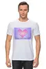 Заказать мужскую футболку в Москве. Футболка классическая  Low Poly Heart  от natulia_hatulia@yahoo.com - готовые дизайны и нанесение принтов.