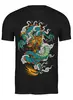Заказать мужскую футболку в Москве. Футболка классическая Дракон / Dragon от galaxy secret - готовые дизайны и нанесение принтов.