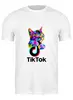 Заказать мужскую футболку в Москве. Футболка классическая TIK TOK (Tik Tok video) от vista12761@rambler.ru - готовые дизайны и нанесение принтов.