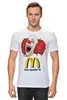 Заказать мужскую футболку в Москве. Футболка классическая McDonalds/Макдональдс от vita22 - готовые дизайны и нанесение принтов.