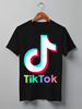 Заказать мужскую футболку в Москве. Футболка классическая TIK TOK (Tik Tok video) от vista12761@rambler.ru - готовые дизайны и нанесение принтов.