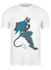 Заказать мужскую футболку в Москве. Футболка классическая Серый тигр от Илья Gonerdot - готовые дизайны и нанесение принтов.
