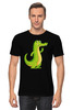 Заказать мужскую футболку в Москве. Футболка классическая Привет крокодил от skynatural - готовые дизайны и нанесение принтов.