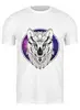 Заказать мужскую футболку в Москве. Футболка классическая Дух волка. от Svetlyachok - готовые дизайны и нанесение принтов.