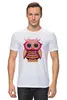 Заказать мужскую футболку в Москве. Футболка классическая Сова (Owl) от trugift - готовые дизайны и нанесение принтов.