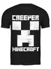 Заказать мужскую футболку в Москве. Футболка классическая MINECRAFT CREEPER от vista12761@rambler.ru - готовые дизайны и нанесение принтов.
