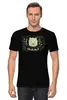 Заказать мужскую футболку в Москве. Футболка классическая Bear Here от oneredfoxstore@gmail.com - готовые дизайны и нанесение принтов.