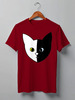 Заказать мужскую футболку в Москве. Футболка классическая Cats Here от oneredfoxstore@gmail.com - готовые дизайны и нанесение принтов.