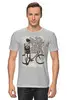 Заказать мужскую футболку в Москве. Футболка классическая Bike Punk от oneredfoxstore@gmail.com - готовые дизайны и нанесение принтов.